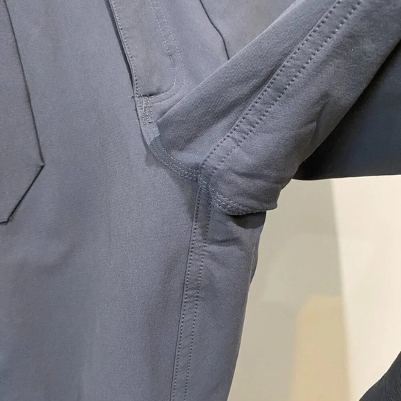 MEC Large Nylon Stretch Pullon Hiking Pants Athletic in Stormy Grey Size 36 - Picture 7 of 17